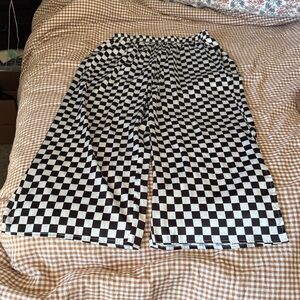 Dressed in LALA Black and White Checkered Pants